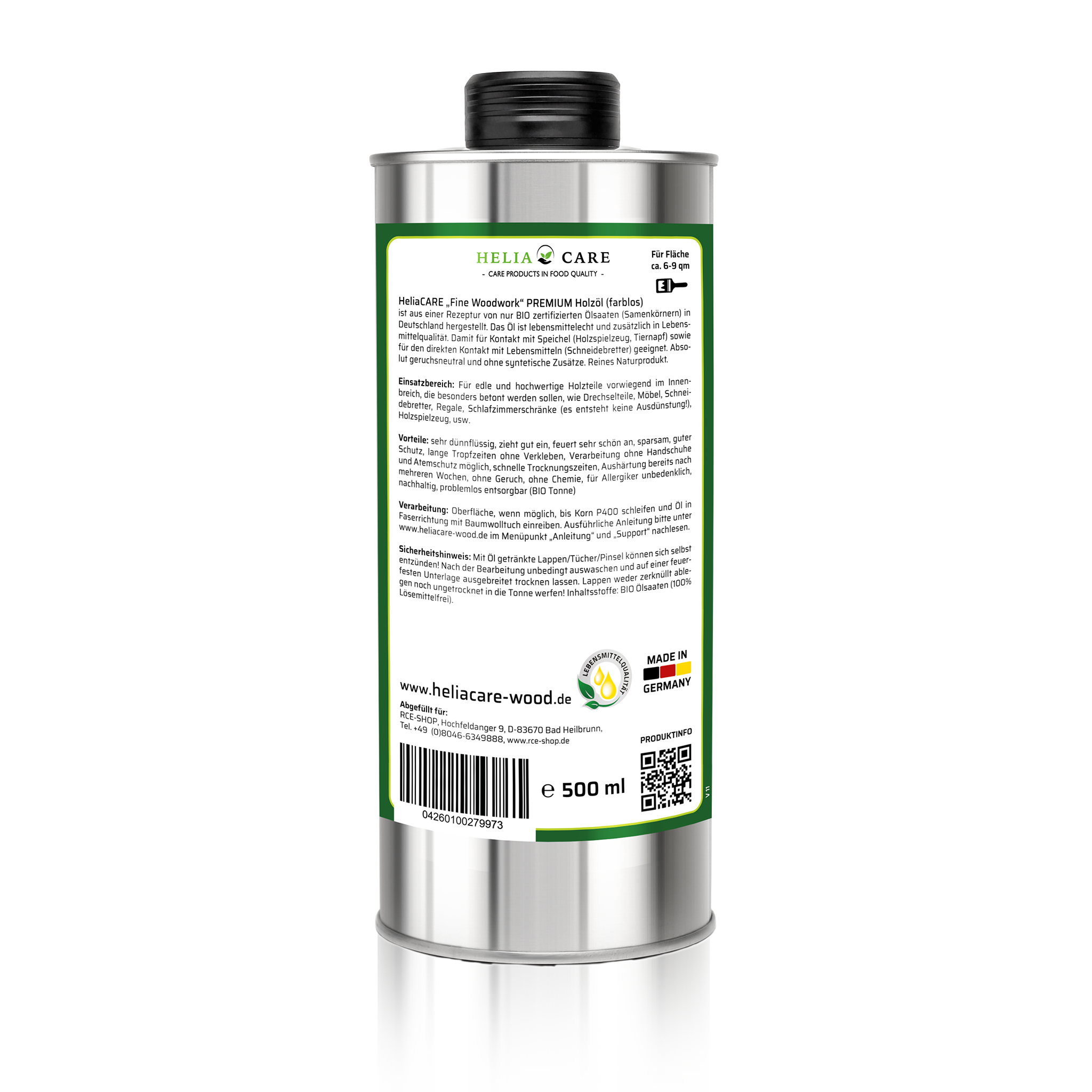 HeliaCARE Holz & Möbel - Öl "Fine Woodwork"